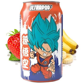 ULTRAPOP - Dragon Ball Super Goku Erdbeer-Banane JAPAN 330ml